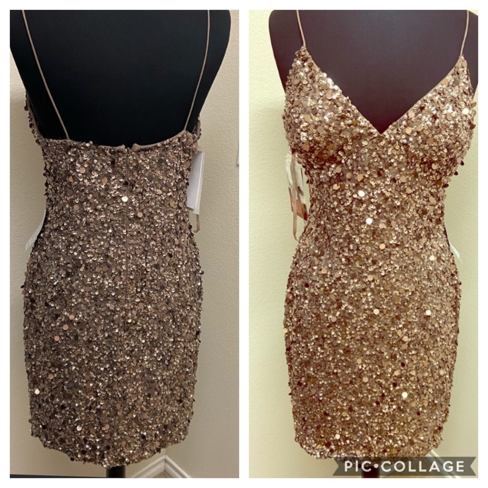 Adrianna Papell sequins cocktail dress - Picture 2 of 12